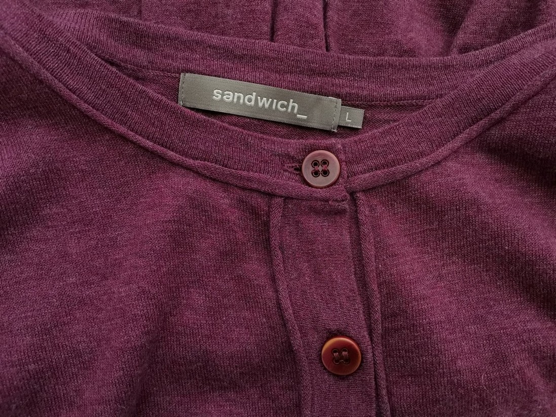 Sandwich Stl L Färg Purpur U-ringning Popover Tunika Blus Långärmad Material Bomull 100%