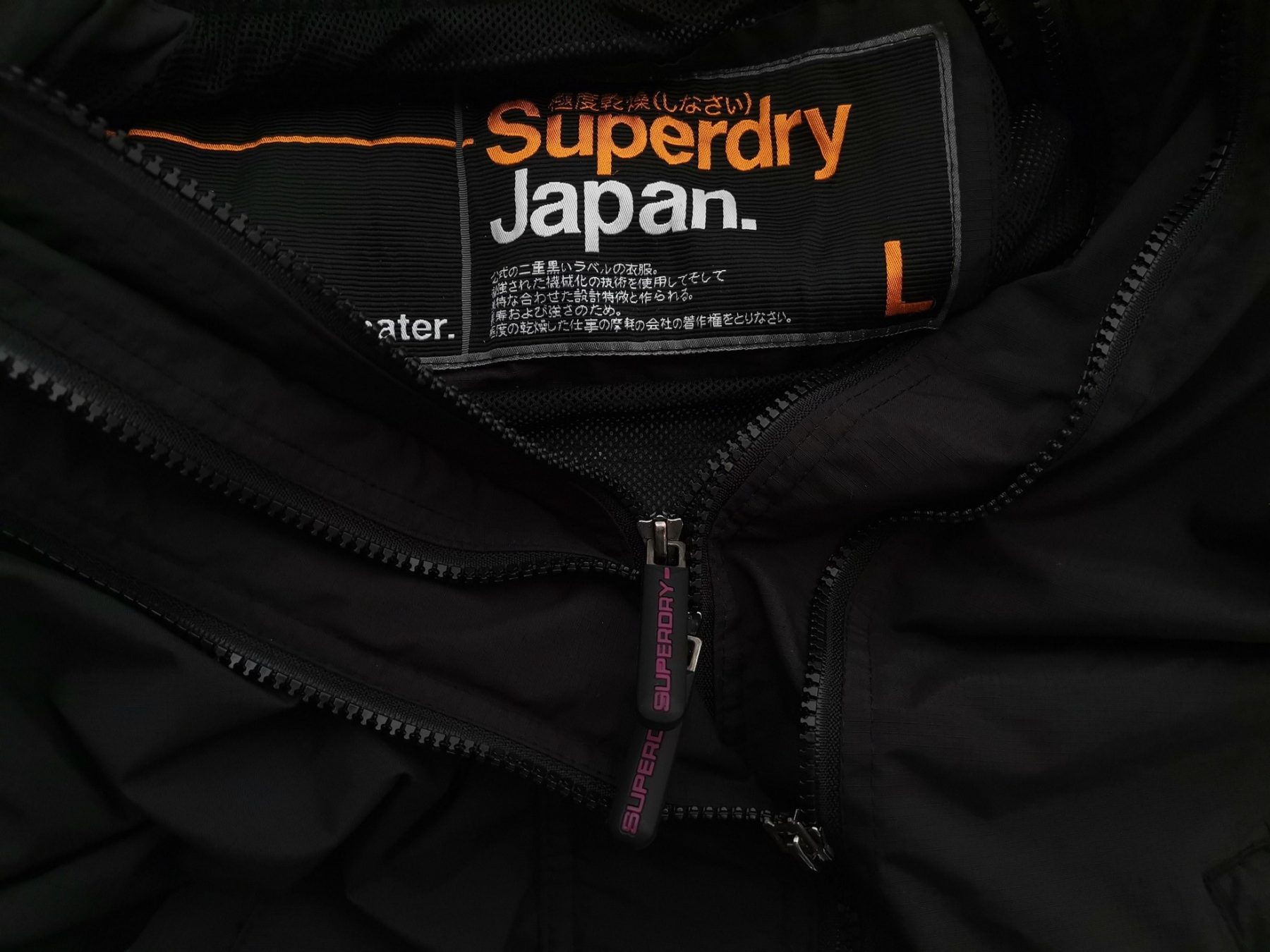 Superdry Stl L Färg Svart Jacka Långärmad