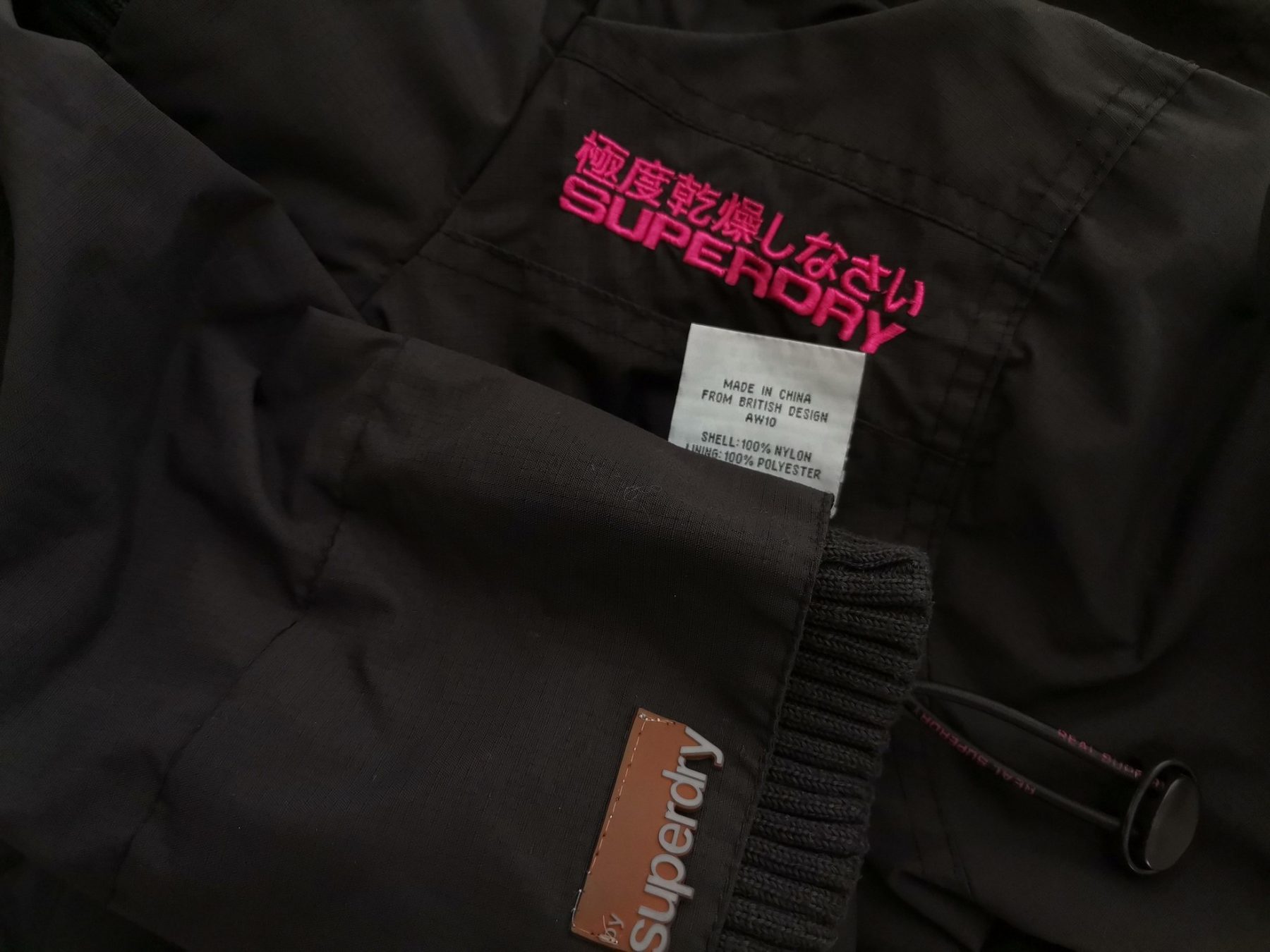 Superdry Stl L Färg Svart Jacka Långärmad