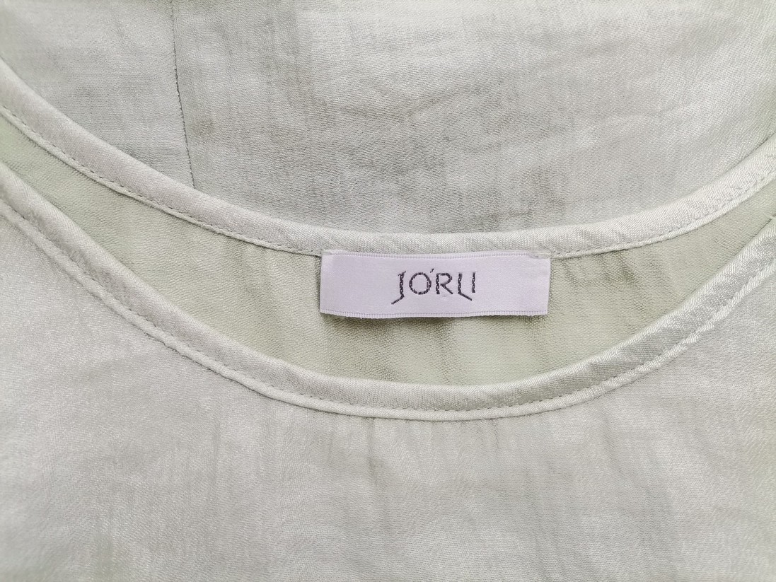 JORLI Stl 48 Färg Mintgrön Rund urringning Blus Ärmlös Material Viskos