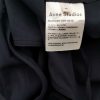 ACNE Studios Stl 40 Färg Marinblå Rund urringning Blus ärm 3/4 Material Ull