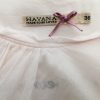 Havana Stl 36 Färg Pudrig Rosa Rund urringning Blus Långärmad Material Bomull 100%