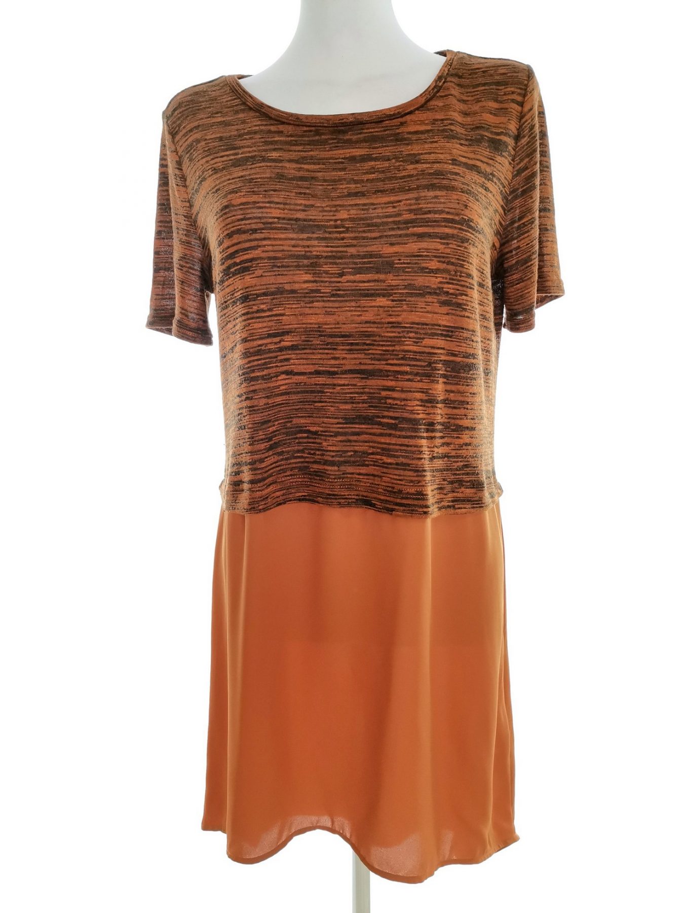 Vero moda Stl L Färg Orange Rund urringning Tunika blus Kortärmad Material Bomull 100%