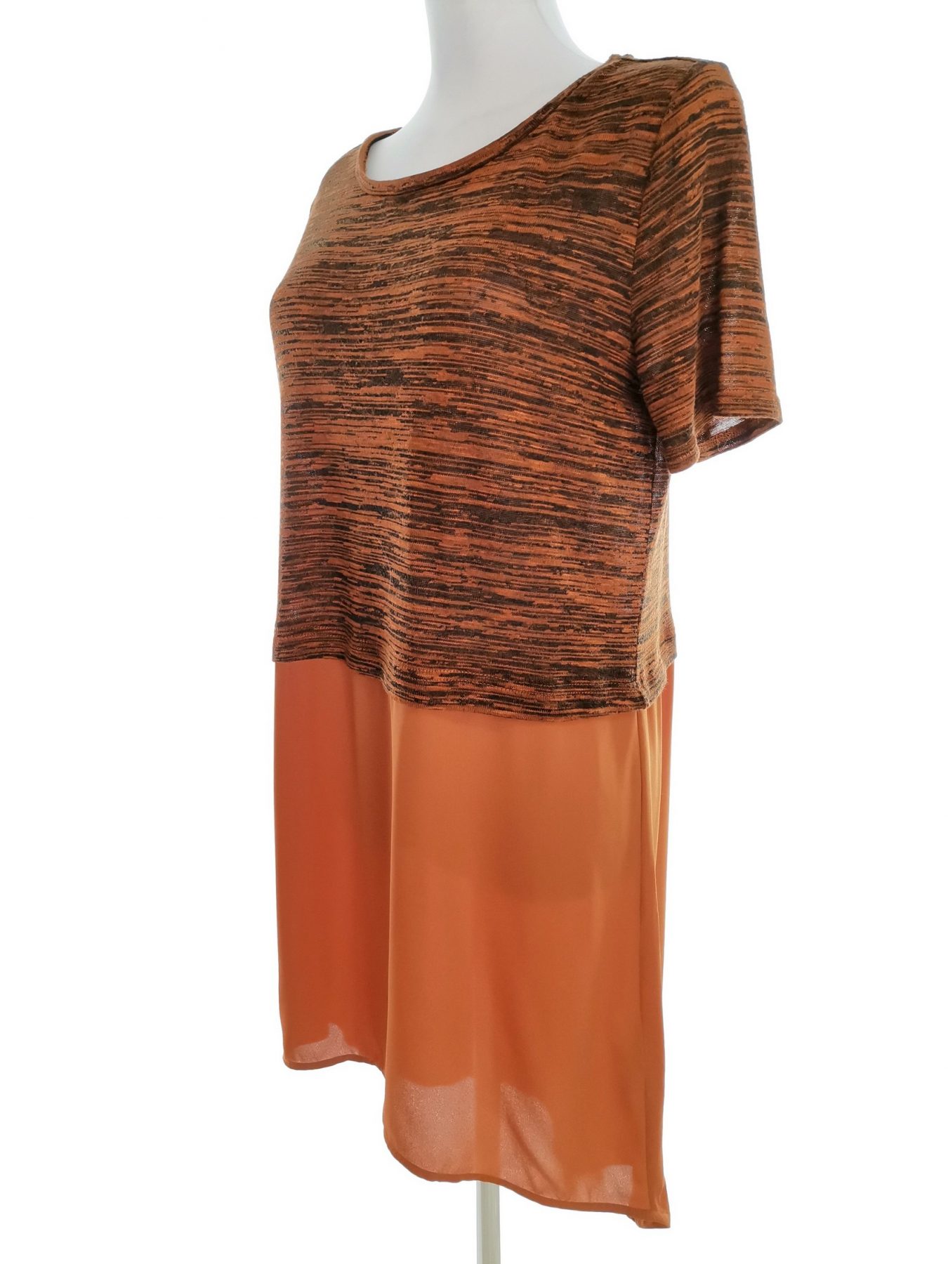 Vero moda Stl L Färg Orange Rund urringning Tunika blus Kortärmad Material Bomull 100%