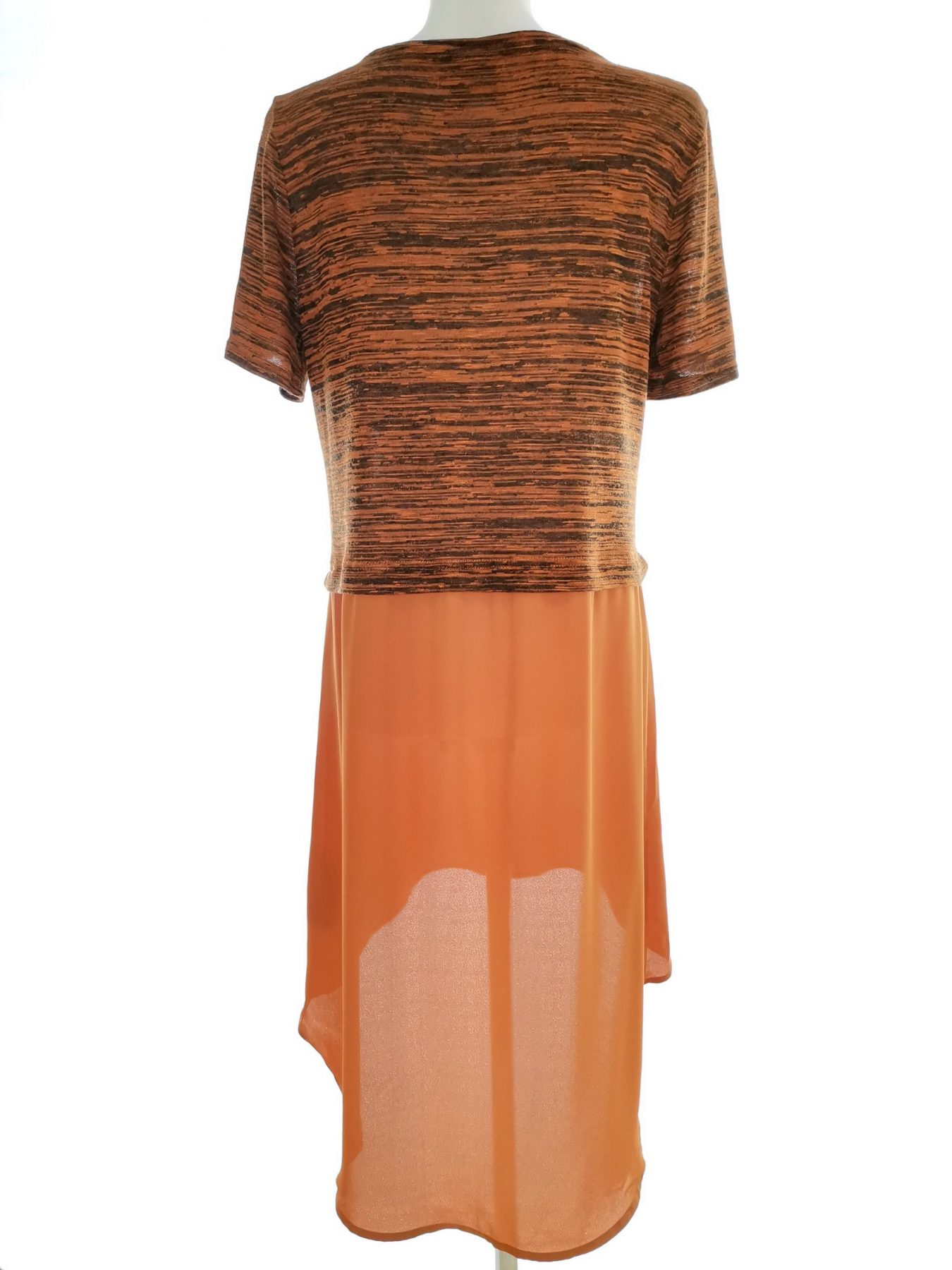 Vero moda Stl L Färg Orange Rund urringning Tunika blus Kortärmad Material Bomull 100%