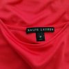 Ralph Lauren Stl M Färg Rosa Båtringning Blus ärm 3/4 Material Siden