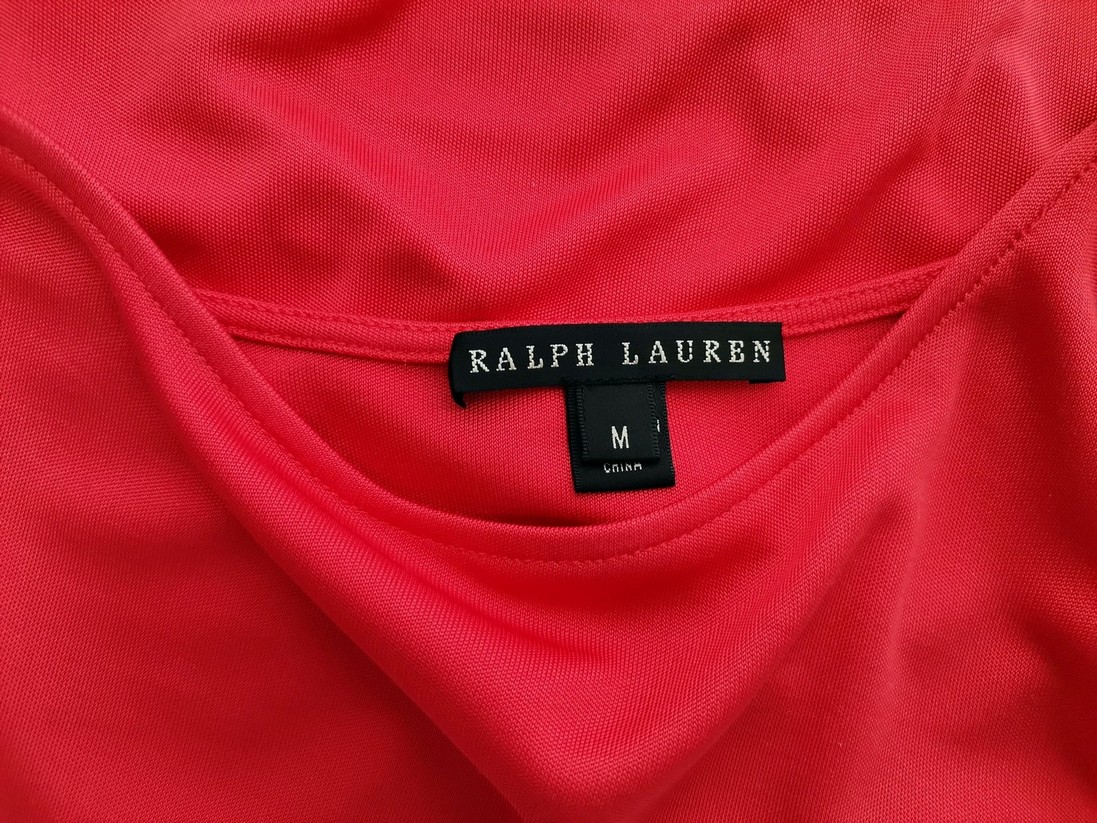 Ralph Lauren Stl M Färg Rosa Båtringning Blus ärm 3/4 Material Siden