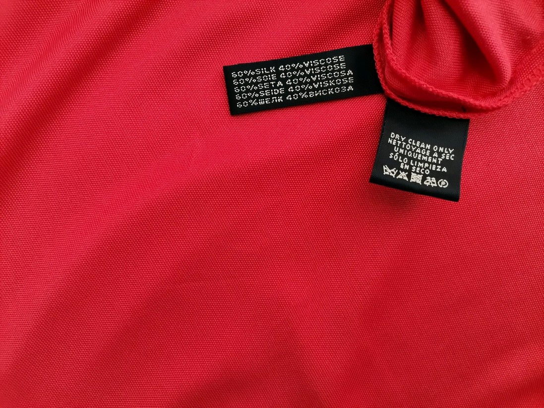 Ralph Lauren Stl M Färg Rosa Båtringning Blus ärm 3/4 Material Siden