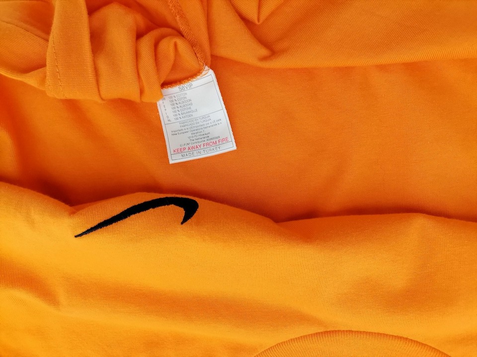 Nike Stl M Färg Orange Herr T-shirt Kortärmad Material Bomull 100%