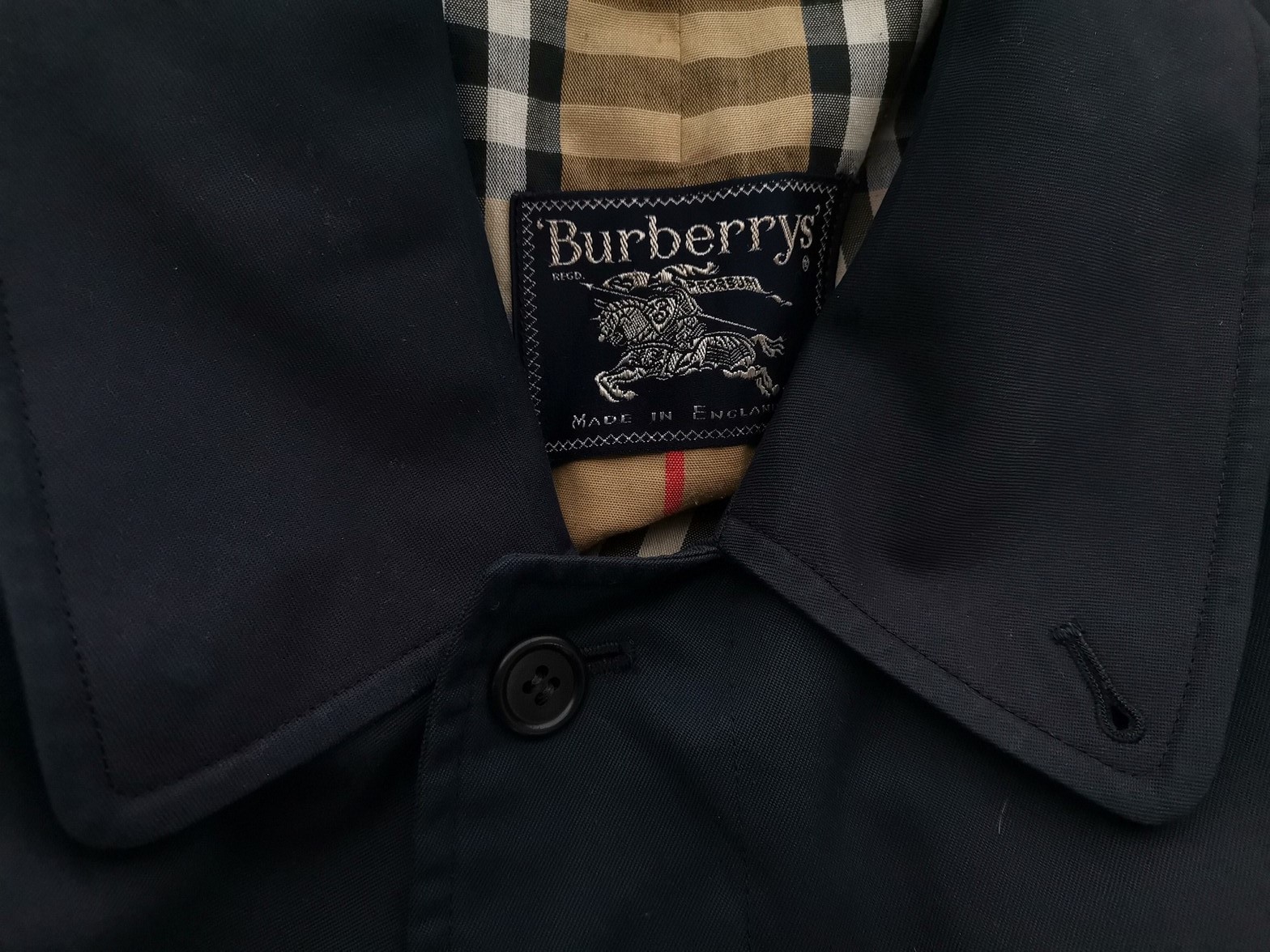 BURBERRY Stl L Färg Marinblå Herr Jacka Långärmad