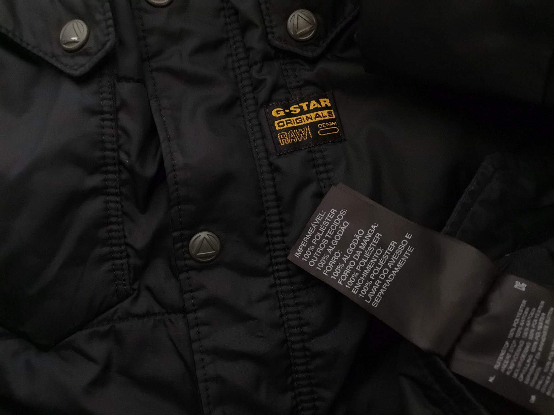 G-Star Raw Stl L Färg Svart Herr Jacka Långärmad