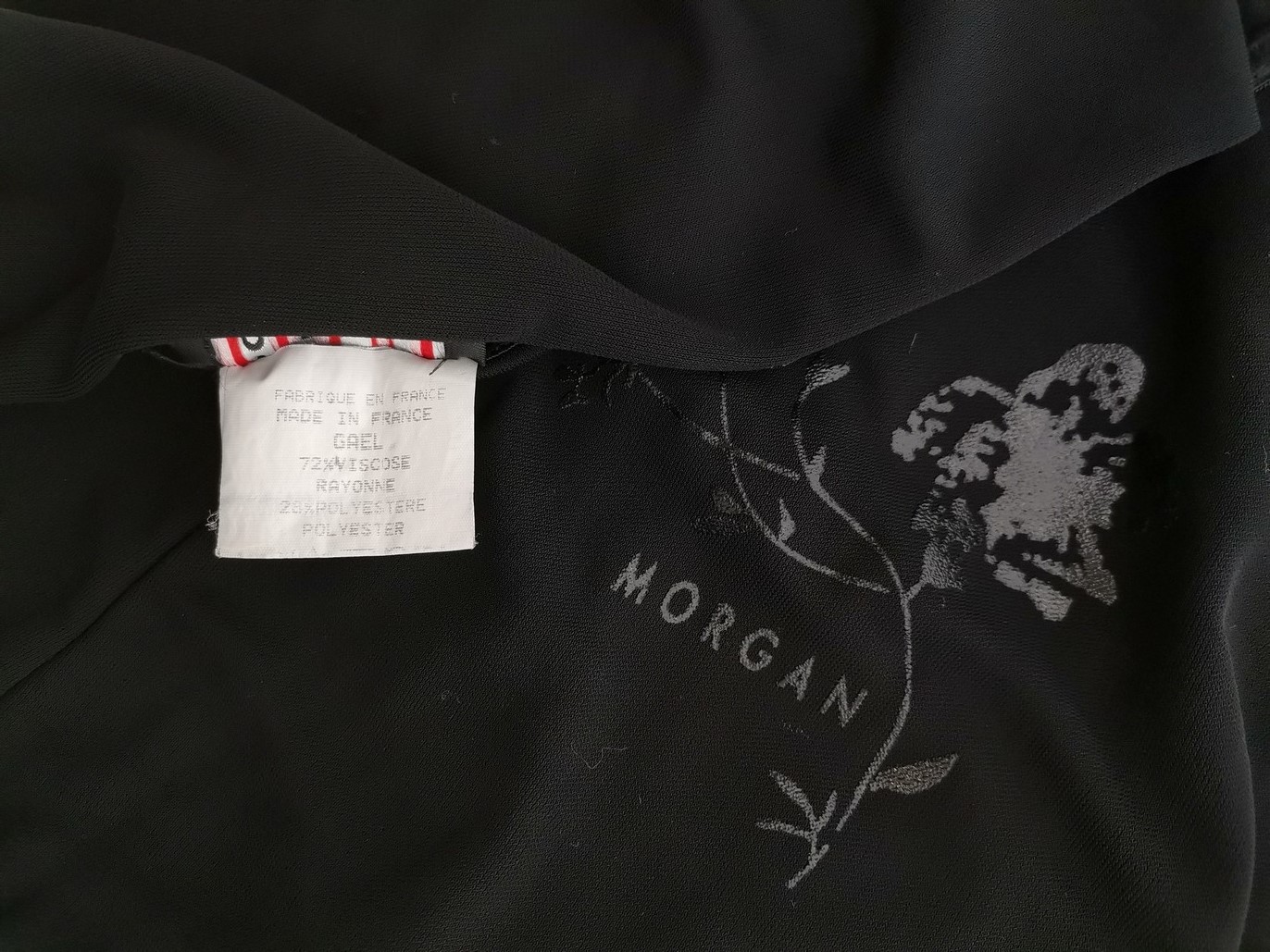 Morgan Stl 34/36 Färg Svart Kvadratisk urringning Maxi Klänning Ärmlös Lång Material Viskos