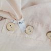 Italy Stl XL Färg Beige Rund urringning Tunika blus ärm 3/4 Material Lin 100%