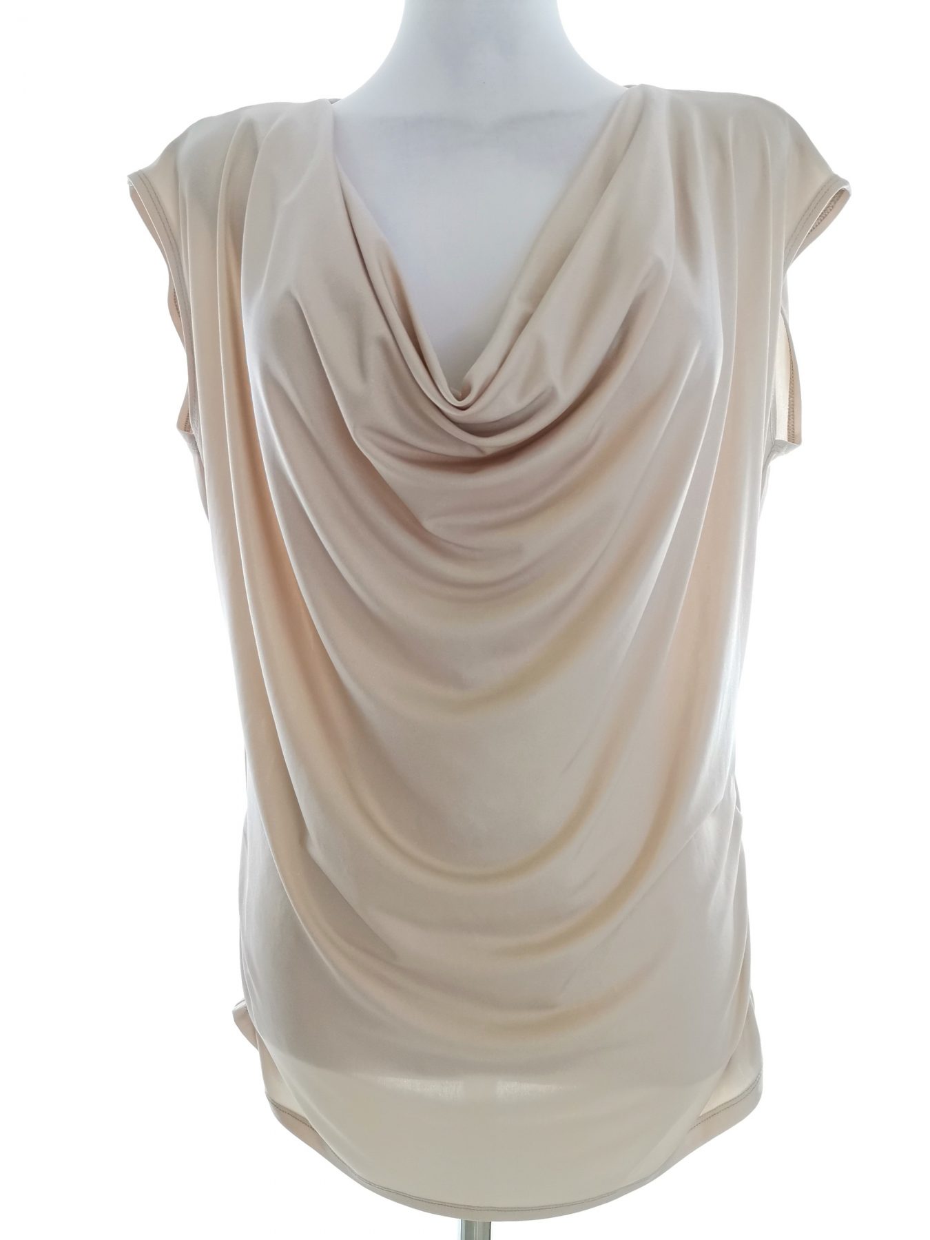 Dorothy perkins Stl 14 (40) Färg Beige Draperad Blus Kortärmad