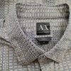 AX Armani Exchange Stl XL Färg Grå Krage Herr skjorta, casual Långärmad Material Bomull 100%