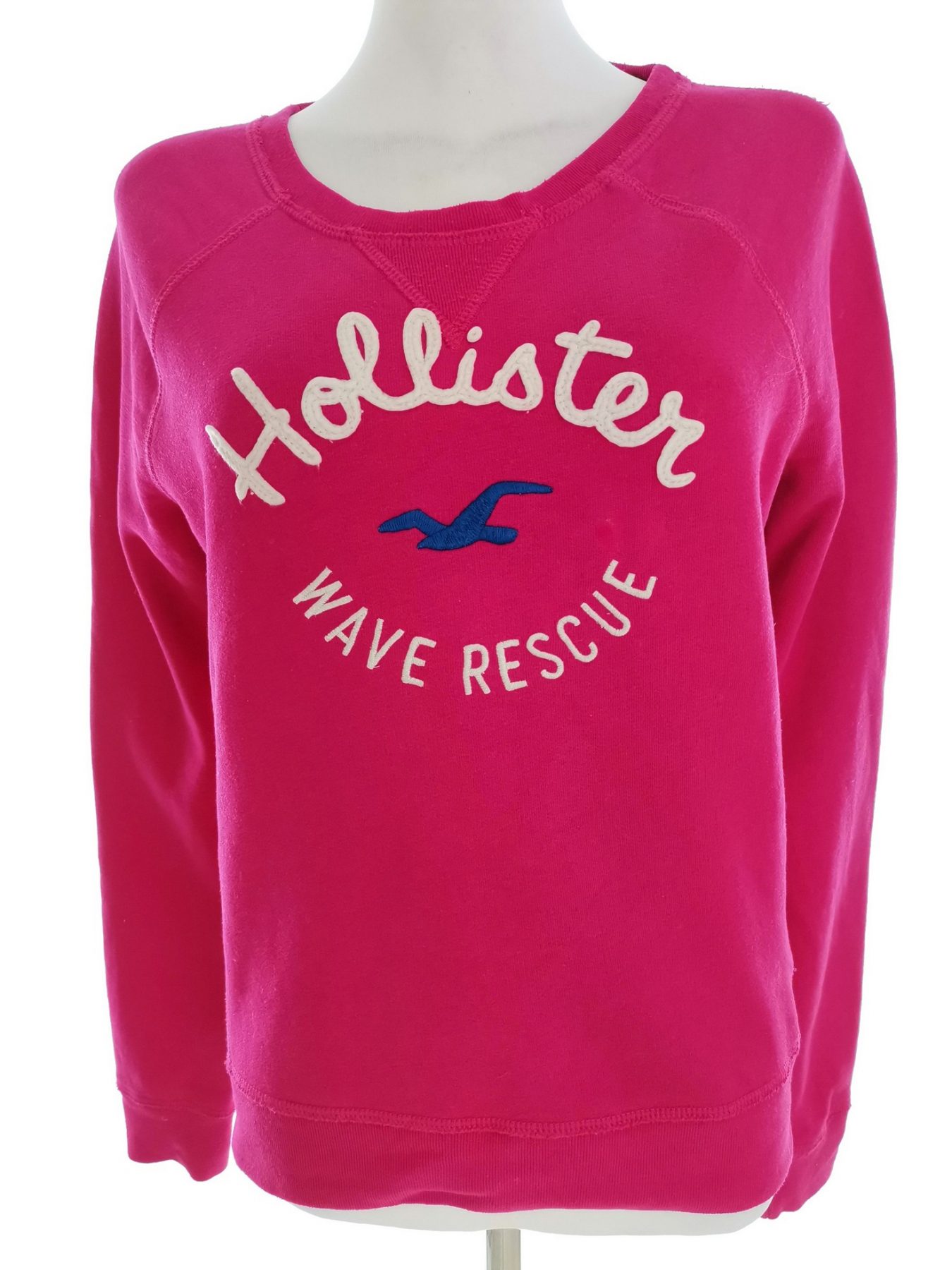 Hollister Stl S Färg Rosa Tröja Långärmad Material Bomull