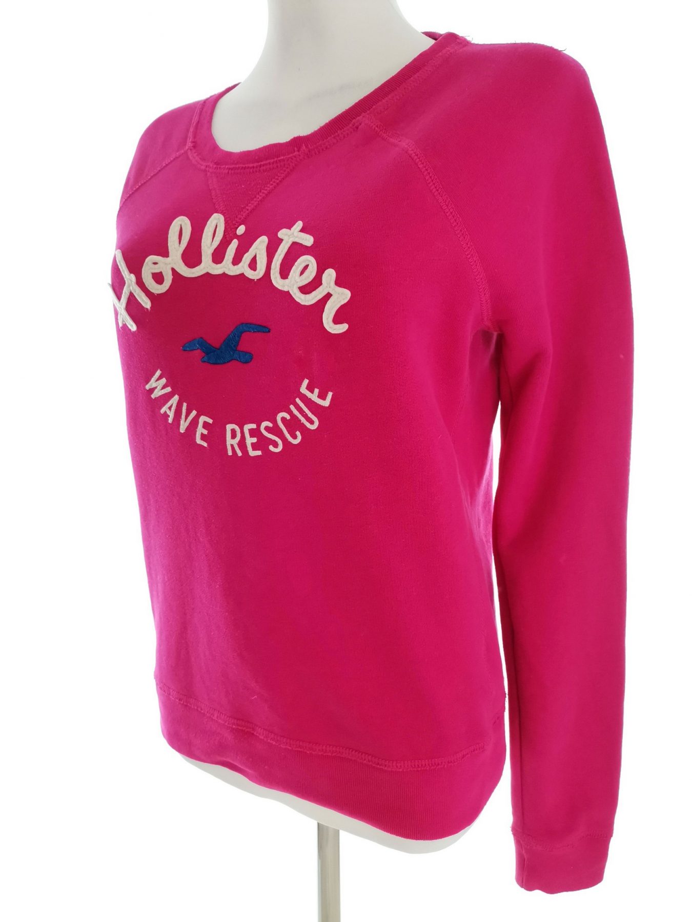 Hollister Stl S Färg Rosa Tröja Långärmad Material Bomull