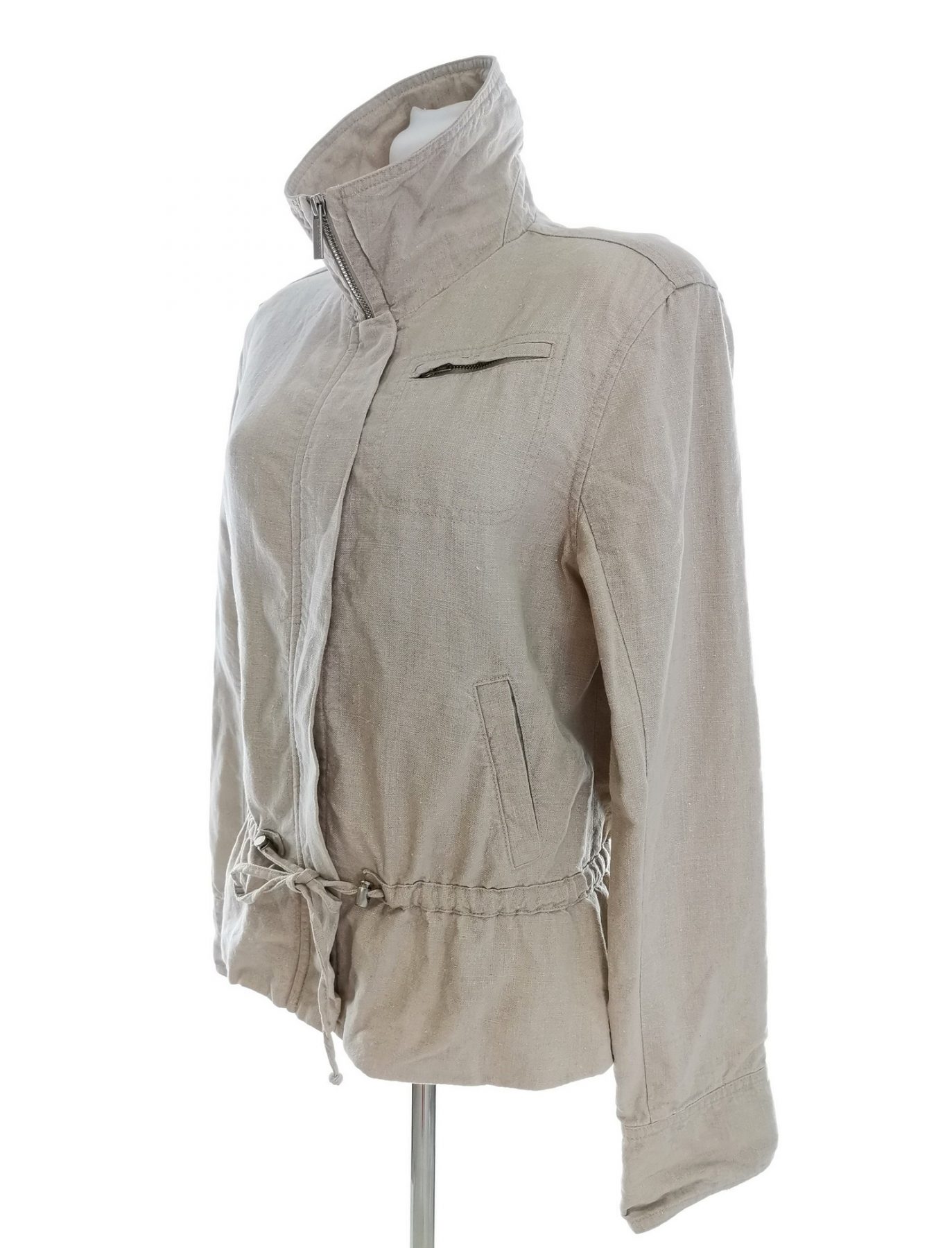 Liz Claiborne Stl 40 Färg Beige Jacka Långärmad Material Lin 100%