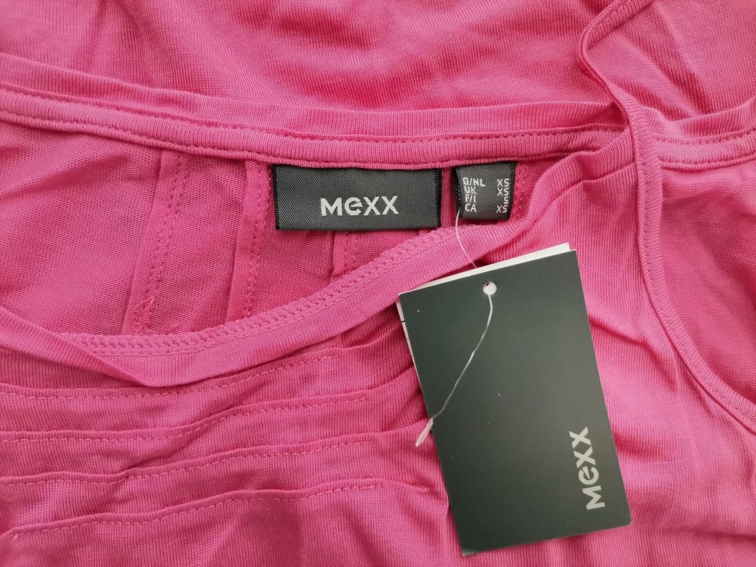 Mexx Stl XS Färg Rosa Draperad Blus Ärmlös Material Lyocell 100%