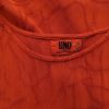 Uno Stl ONE SIZE (42/44) Färg Orange Rund urringning Tunika blus Ärmlös