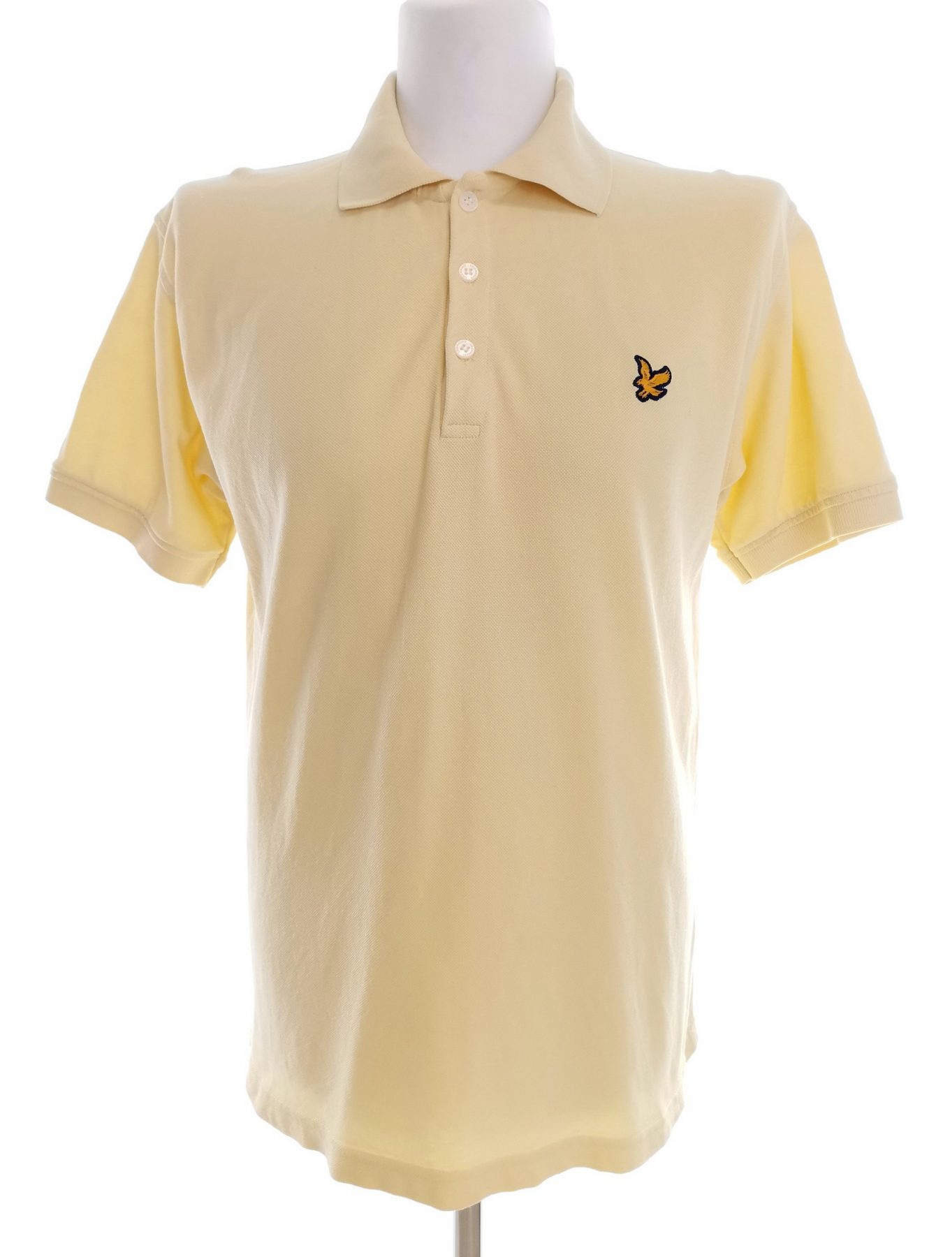 Lyle & Scott Stl M Färg Gul Krage Herr Polo Kortärmad Material Bomull 100%