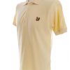 Lyle & Scott Stl M Färg Gul Krage Herr Polo Kortärmad Material Bomull 100%