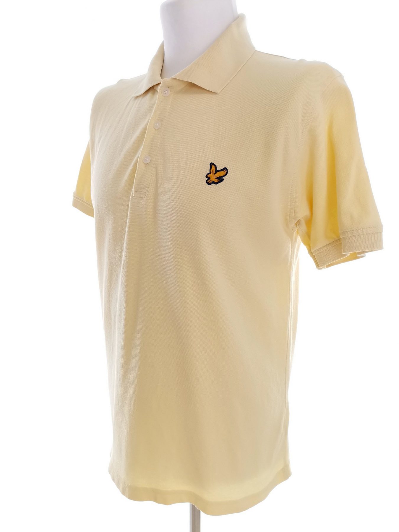 Lyle & Scott Stl M Färg Gul Krage Herr Polo Kortärmad Material Bomull 100%