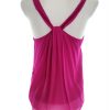 Massimo dutti Stl XS Färg Fuchsia Rund urringning Blus Ärmlös