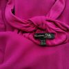 Massimo dutti Stl XS Färg Fuchsia Rund urringning Blus Ärmlös