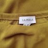 La Perla Italy Stl 46 (40) Färg Khaki A-linjekjol Midi Material Siden 100%