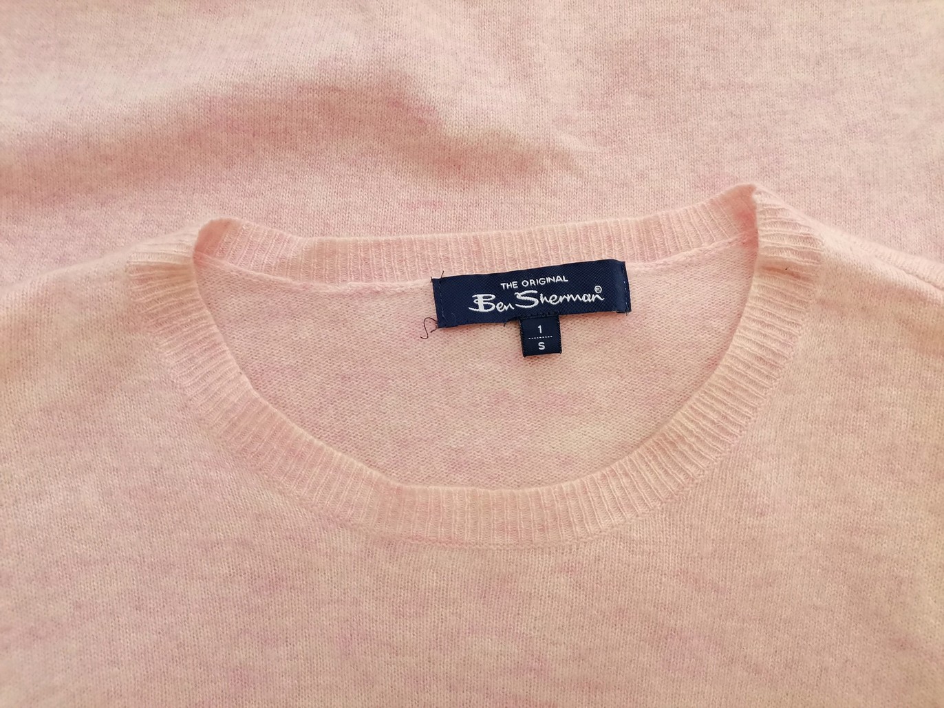 BEN SHERMAN Stl 1 (S) Färg Rosa Herr Tröja Långärmad Material Lammull