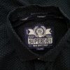 Superdry Stl XL Färg Marinblå Prickar Krage Herr skjorta, casual Långärmad Material Bomull 100%