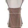 Noa noa Stl L Färg Beige U-ringning Peplum Blus Ärmlös Material Bomull 100%