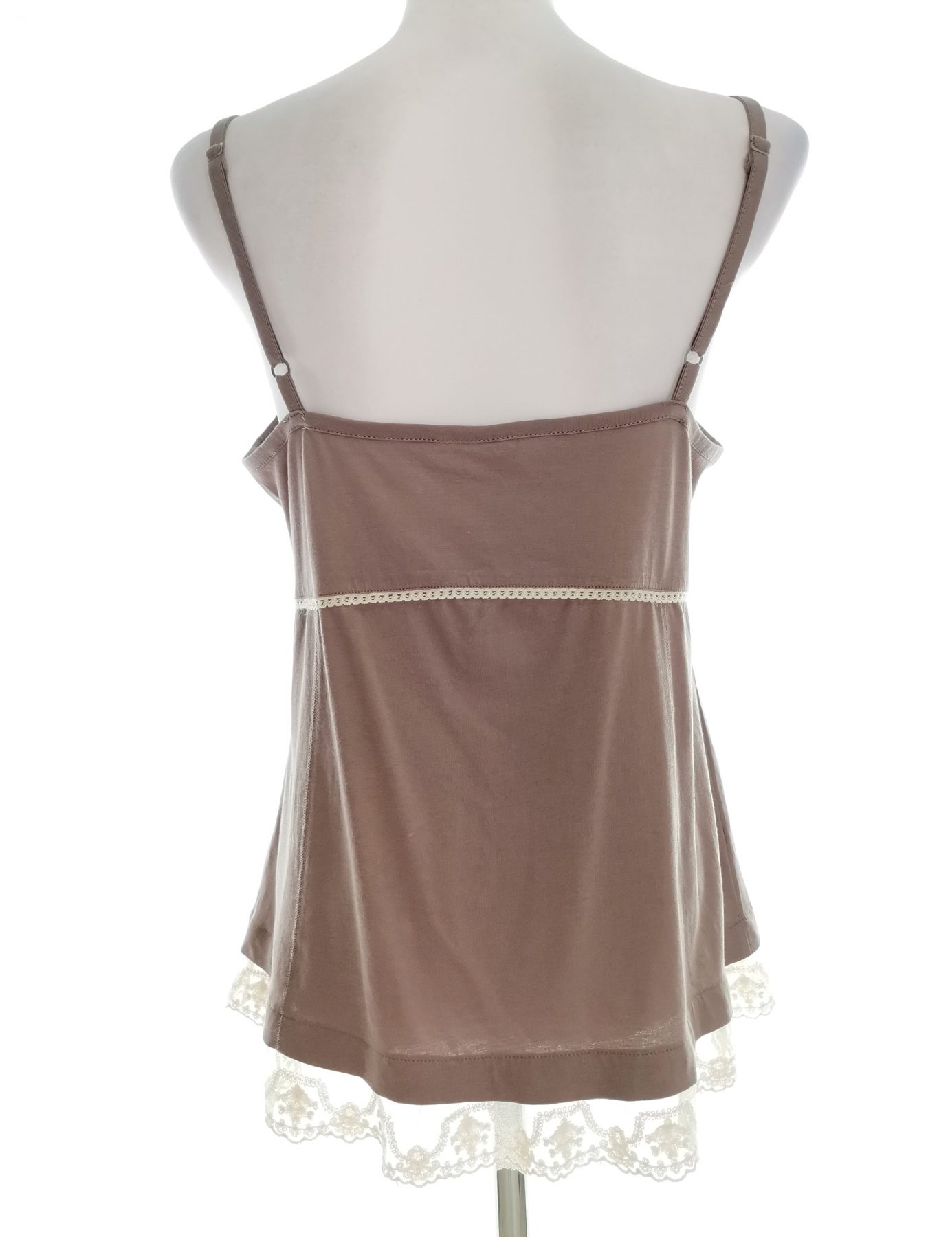 Noa noa Stl L Färg Beige U-ringning Peplum Blus Ärmlös Material Bomull 100%