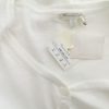 Massimo dutti Stl M Färg Vit V-ringning Blus Kortärmad Material Bomull 100%