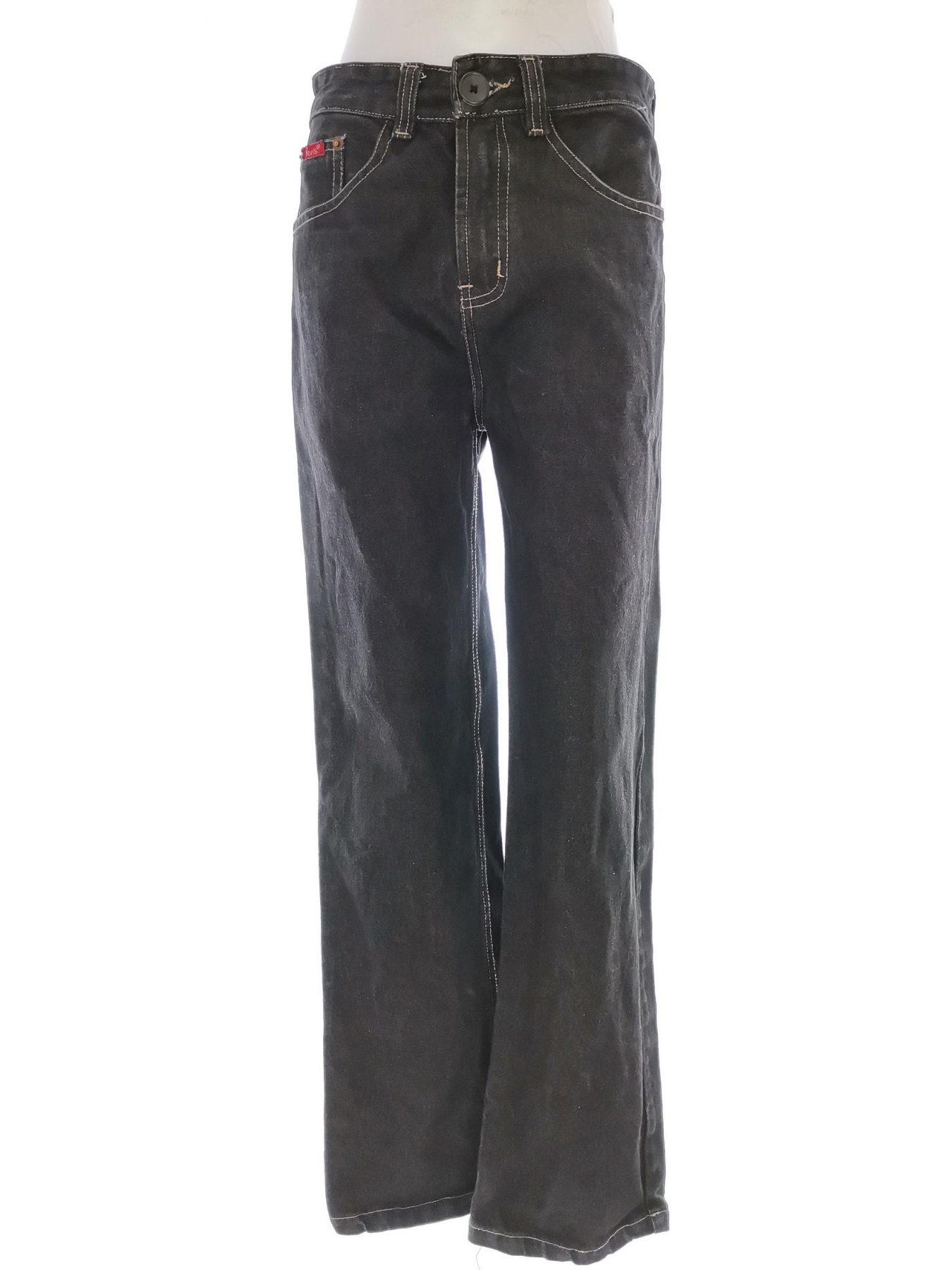 Stl 38/40 Färg Svart Jeans Material Bomull 100%