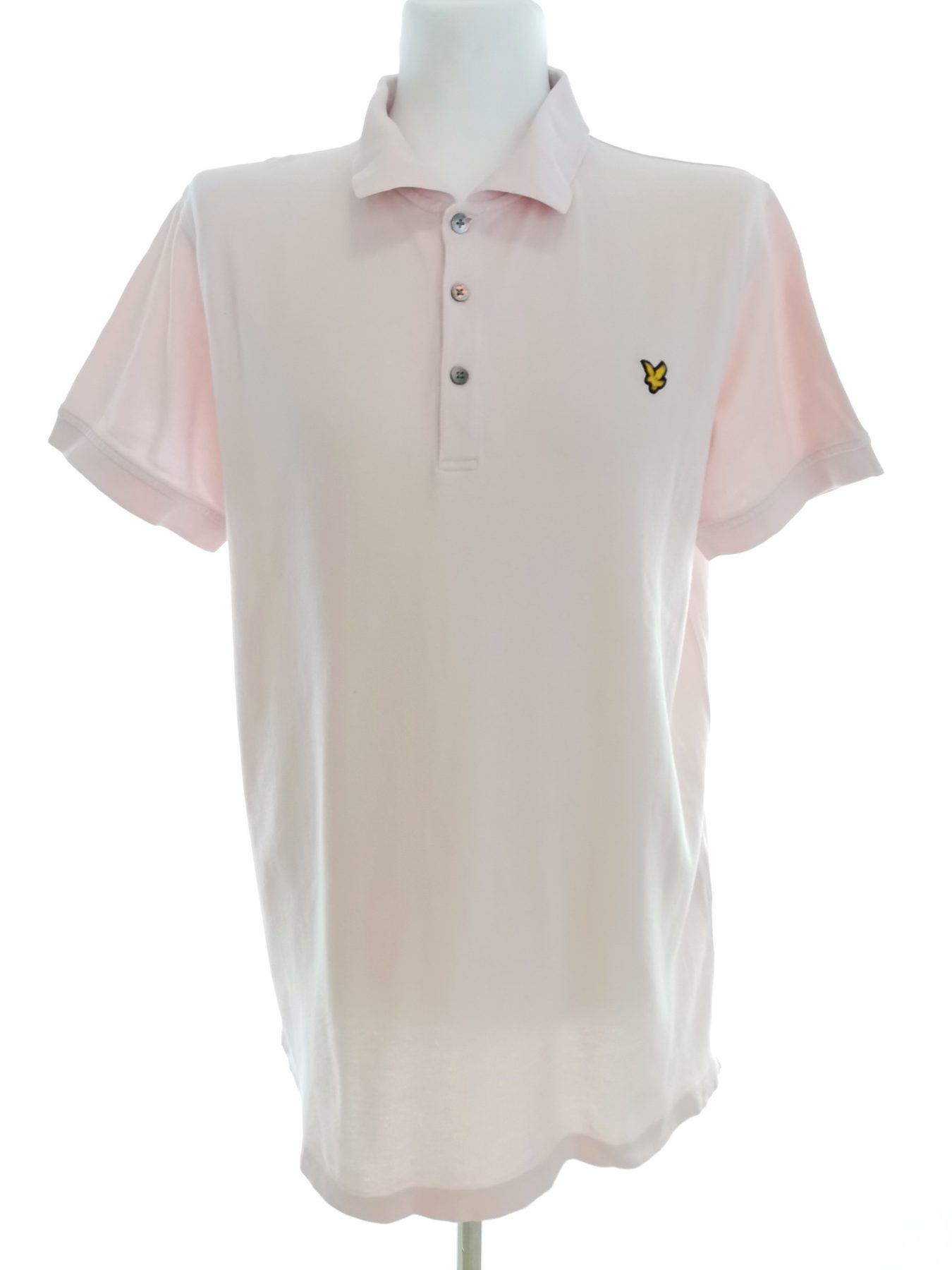 Lyle & Scott Stl XXL Färg Rosa Krage Herr Polo Kortärmad Material Bomull 100%