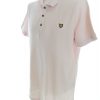 Lyle & Scott Stl XXL Färg Rosa Krage Herr Polo Kortärmad Material Bomull 100%