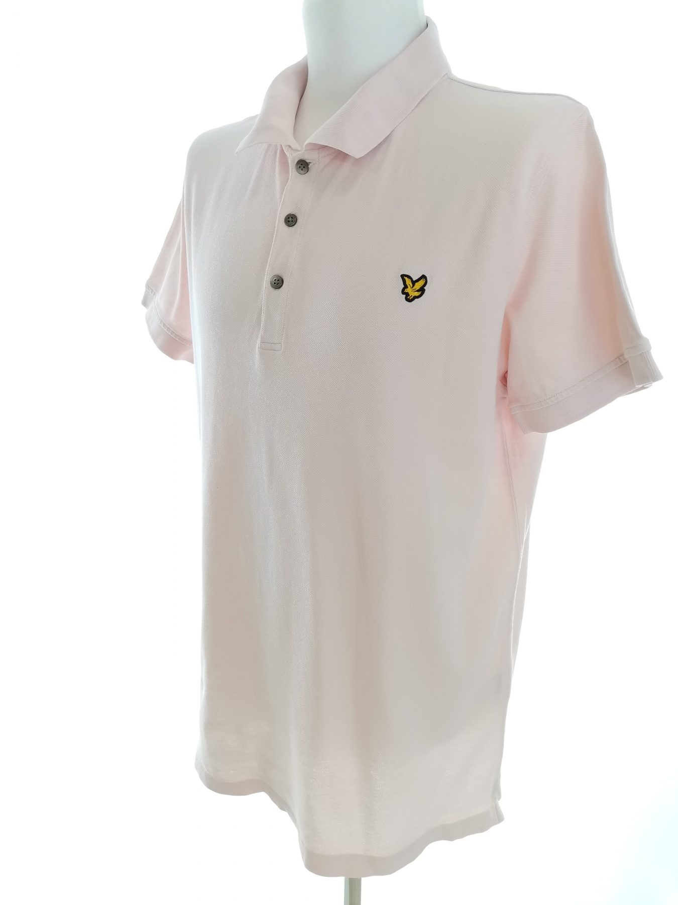 Lyle & Scott Stl XXL Färg Rosa Krage Herr Polo Kortärmad Material Bomull 100%