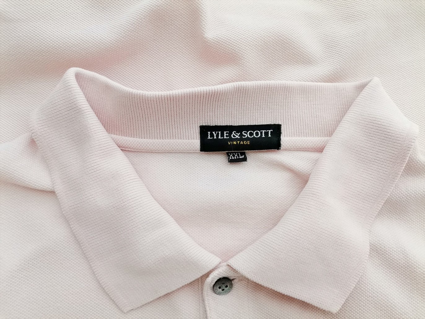 Lyle & Scott Stl XXL Färg Rosa Krage Herr Polo Kortärmad Material Bomull 100%