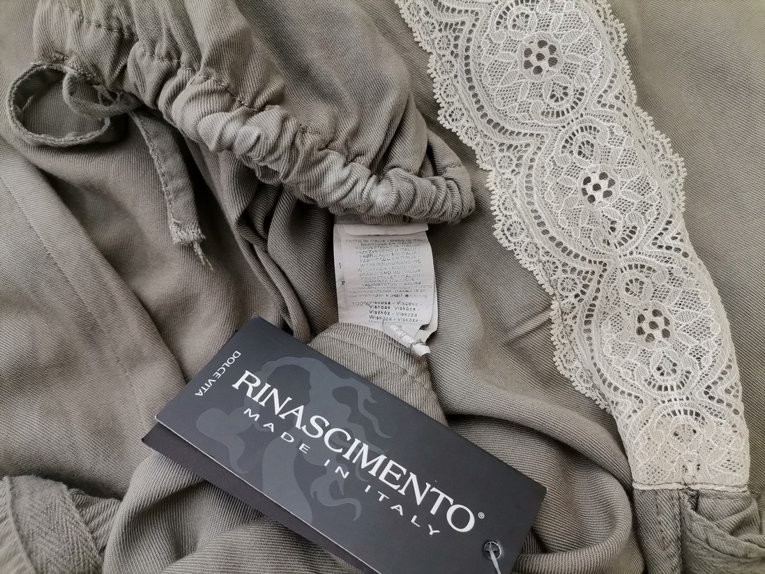 Rinascimento Stl M Färg Khaki Casual Byxor Material Viskos 100%