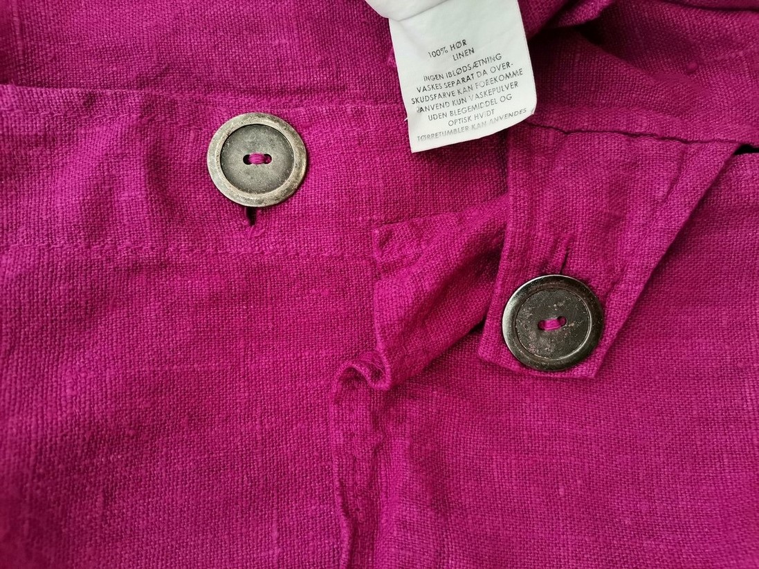 Uno Stl ONE SIZE (46/48) Färg Fuchsia Kappa Långärmad Material Lin 100%