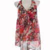 River island Stl 10 (36) Färg Rosa Halter Tunika blus Ärmlös Material Bomull 100%