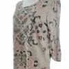 BETTY BARCLAY Stl 42/44 Färg Beige Rund urringning Blus ärm 3/4