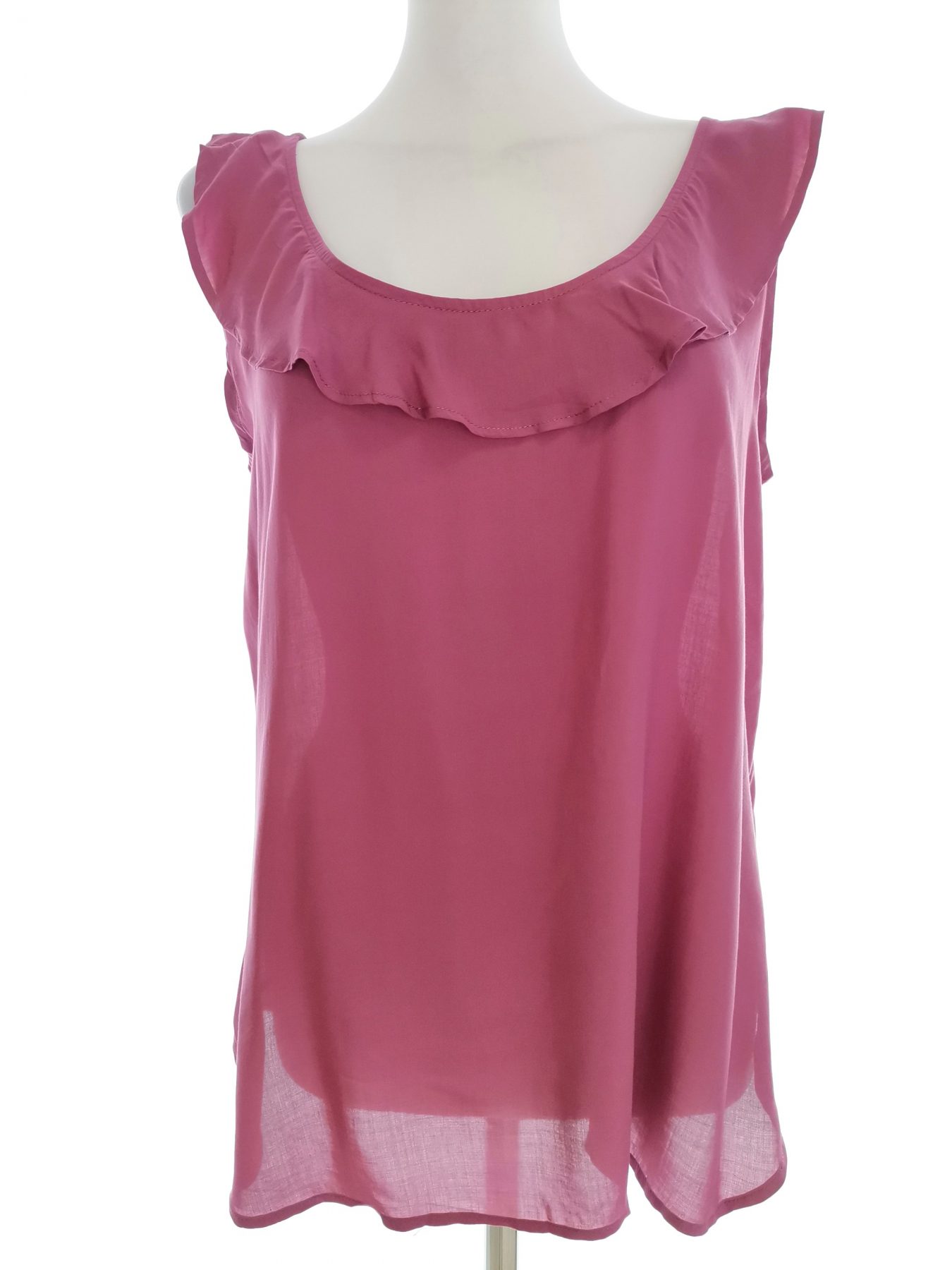 Gap Stl M Färg Rosa Rund urringning Blus Ärmlös Material Rayon 100%