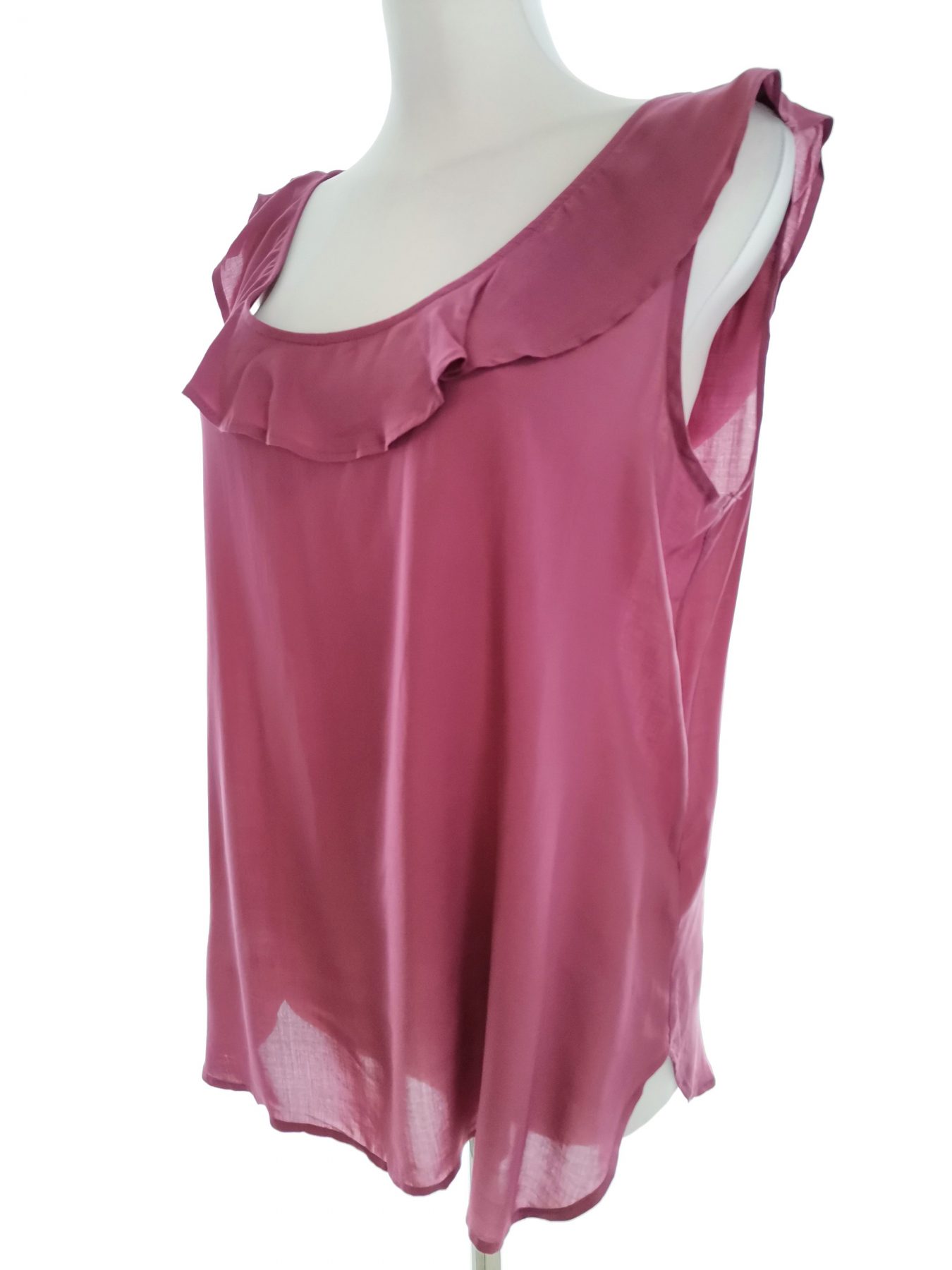 Gap Stl M Färg Rosa Rund urringning Blus Ärmlös Material Rayon 100%