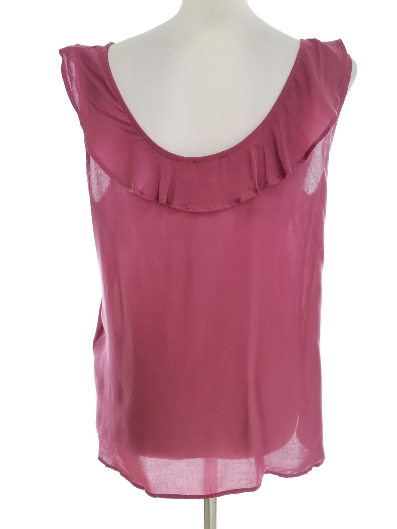 Gap Stl M Färg Rosa Rund urringning Blus Ärmlös Material Rayon 100%