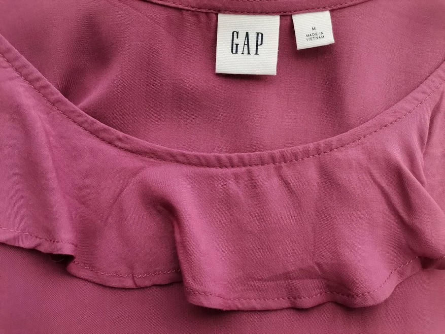 Gap Stl M Färg Rosa Rund urringning Blus Ärmlös Material Rayon 100%