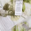 Soyaconcept Stl XL Färg Vit Floral Blad V-ringning Popover Blus Knappar Ärmlös Material Viskos 100%