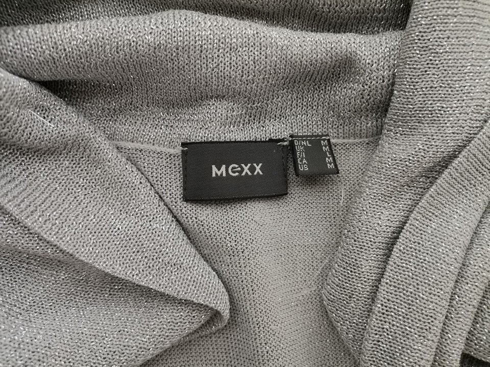 Mexx Stl M Draperad Stickad Tunika Blus Kortärmad Material Viskos